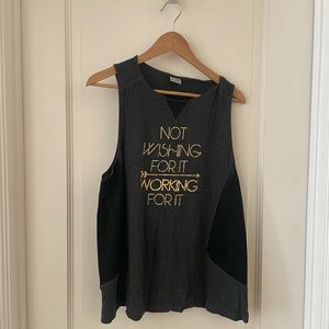 Motivational workout tank from champion